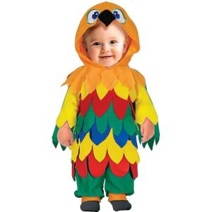 COSTUME PICCOLO PAPPAGALLO BABY TAGLIA 12-18 MESI