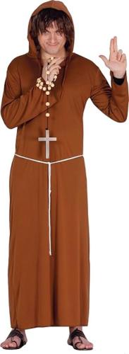 COSTUME FRATE MONACO EREMITA ADULTO TAGLIA L 52-54