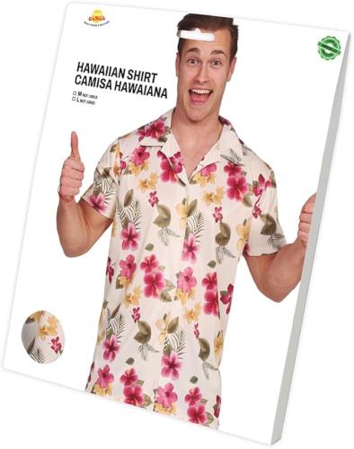 CAMICIA HAWAIANA A FIORI UOMO TAGLIA M