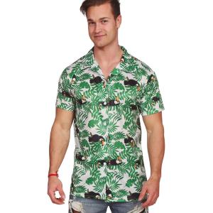 CAMICIA HAWAIANA PALME UOMO TAGLIA M