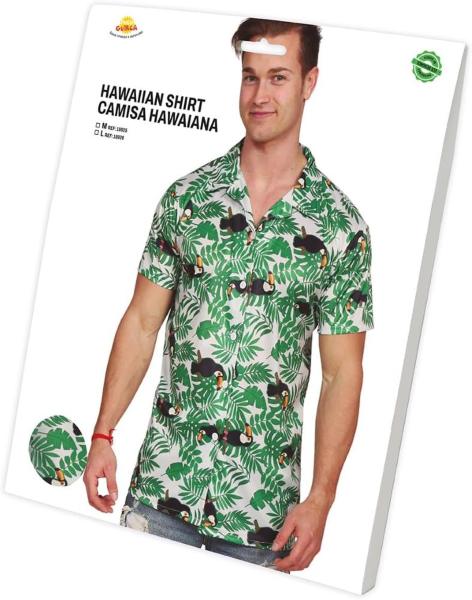 CAMICIA HAWAIANA PALME UOMO TAGLIA M