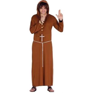 COSTUME FRATE MONACO EREMITA ADULTO TAGLIA 54-56 XL