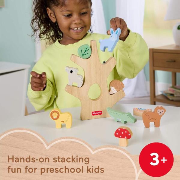 WOODEN  ALBERO IMPILABILE DI EQUILIBRIO IN LEGNO