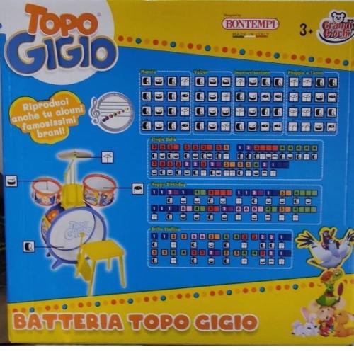 TOPO GIGIO BATTERIA JAZZ