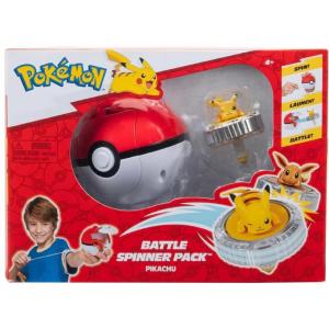 POKEMON BATTLE SPINNER PACK TROTTOLA PERSONAGGIO E POKEBALL PIKACHU PKW4397