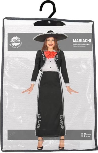 COSTUME MARIACHI MESSICANA ADULTA TAGLIA L 42-44
