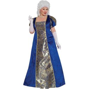 COSTUME MARCHESA CONTESSA BLU ADULTA TAGLIA L 42-44