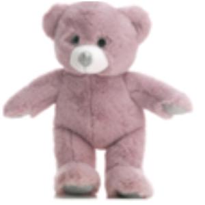 ROYAL BUBBLE PELUCHE ORSETTO ROSA MASCOTTE 35 CM