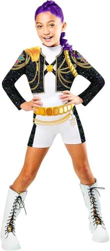 COSTUME RUMI HUNTRIX K-POP DEMON HUNTERS GOLDEN CLASSICO BAMBINA TAGLIA M 9-10 ANNI
