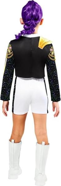 COSTUME RUMI HUNTRIX K-POP DEMON HUNTERS GOLDEN CLASSICO BAMBINA TAGLIA M 9-10 ANNI