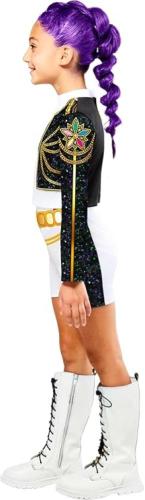 COSTUME RUMI HUNTRIX K-POP DEMON HUNTERS GOLDEN CLASSICO BAMBINA TAGLIA M 9-10 ANNI