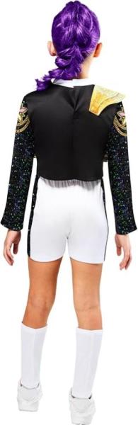 COSTUME RUMI HUNTRIX K-POP DEMON HUNTERS GOLDEN DELUXE BAMBINA TAGLIA XS 5-6 ANNI