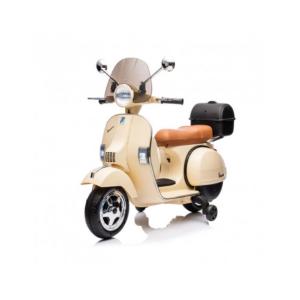MOTO ELETTRICA PIAGGIO VESPA 12V FULL PX 150 CREMA CON ACCESSORI