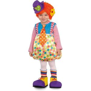 COSTUME BABY PAGLIACCIO CLOWN TAGLIA 12-24 MESI