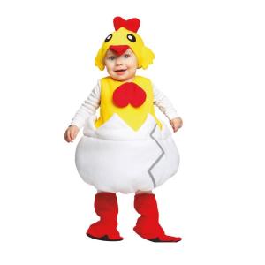 COSTUME PULCINO TAGLIA 3-4 ANNI