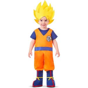 COSTUME BABY GOKU SUPER SAIYAN DRAGON BALL TAGLIA 12-24 MESI