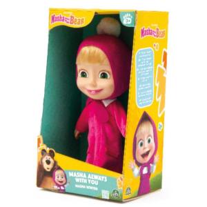 BAMBOLA MASHA E ORSO CON VESTITO INVERNALE 23 CM