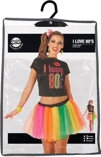COSTUME BALLERINA ANNI 80 I LOVE 80 TAGLIA S 36-38