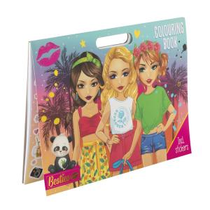 A DI ARTE BESTIES COLOR BOOK 25 FOGLI + STICKERS GIOCHERIA
