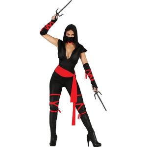 COSTUME DONNA NINJA GUERRIERA DONNA ADULTA TAGLIA M