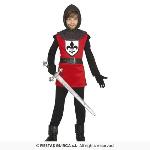 COSTUME CAVALIERE MEDIEVALE INFANTILE 10 - 12 ANNI