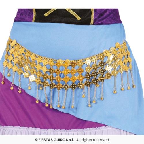 CINTURA MONETE ORO METALLO