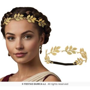 CORONA ALLORO DORATA METALLICA ROMANA 
