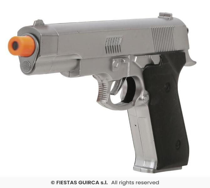 PISTOLA ARGENTO 24 CM