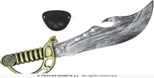 SPADA PIRATA CON BENDA 50 CM