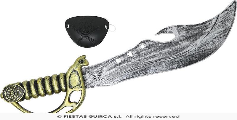 SPADA PIRATA CON BENDA 50 CM