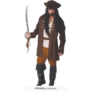 COSTUME CAPITANO PIRATA JACK SPARROW TAGLIA M 48-50
