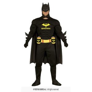 COSTUME SUPEREROE BARMAN BATMAN TAGLIA 48-50 M