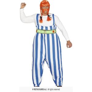 COSTUME GALLO FORZUTO ASTERIX E OBELIX TAGLIA 52-54 L