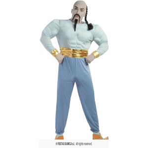 COSTUME GENIO DELLA LAMPADA MUSCOLOSO ALADINO TAGLIA 48-50 M
