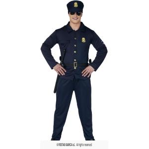 COSTUME POLIZIOTTO AMERICANO AGENTE DI POLIZIA TAGLIA 54-56 XL