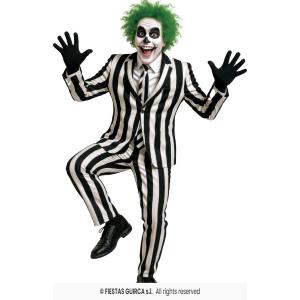 COSTUME FANTASMA BEETLEJUICE 2 TAGLIA 46-48 S