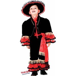 COSTUME BALLERINO DI FLAMENCO BABY MIS. 4 ANNI