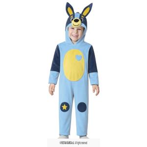 COSTUME COLOR DOG BLUEY CANE BABY TAGLIA  3 - 4 ANNI