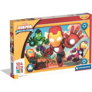 PUZZLE 104 PZ MAXI IRONMAN E I SUOI FANTASTICI AMICI