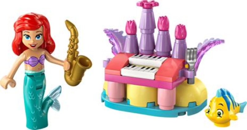 LEGO RECRUITMENT BAGS DIVERTIMENTO MUSICALE PER IL COMPLEANNO DI ARIEL E FLOUNDER
