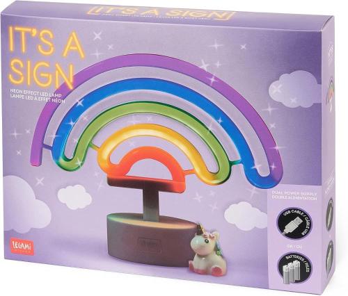 LAMPADA EFFETTO NEON ARCOBALENO