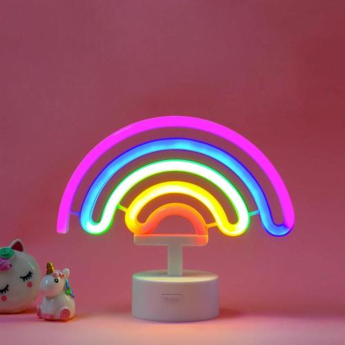 LAMPADA EFFETTO NEON ARCOBALENO