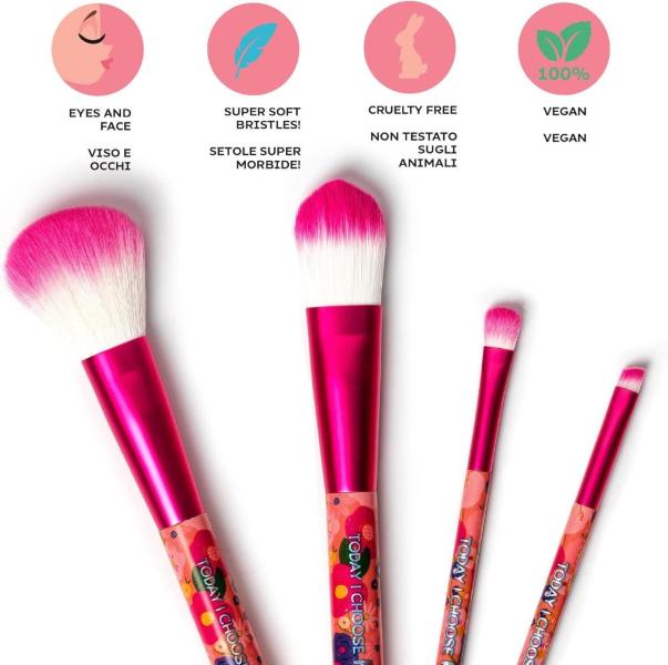 CUTIE BEAUTY - OH MY GLOW! 4 PENNELLI PER IL TRUCCO FLOWERS FIORI