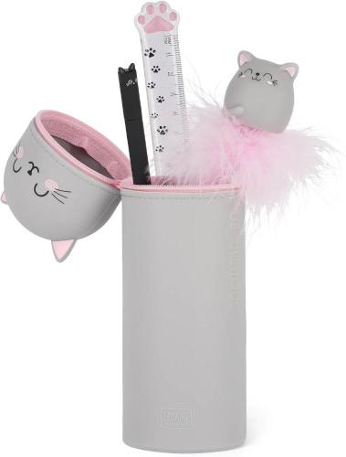 KAWAII - ASTUCCIO BUSTINA 2 IN 1 IN SILICONE GATTINO