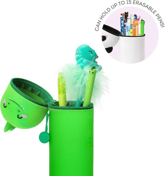 KAWAII - ASTUCCIO BUSTINA 2 IN 1 IN SILICONE DINOSAURO