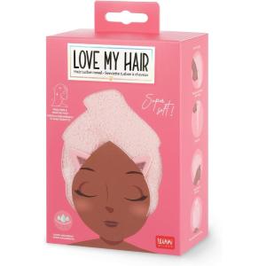 CUTIE BEAUTY - LOVE MY HAIR ASCIUGAMANO CAPELLI TURBANTE GATTINO