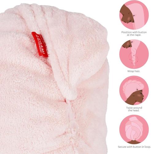 CUTIE BEAUTY - LOVE MY HAIR ASCIUGAMANO CAPELLI TURBANTE GATTINO