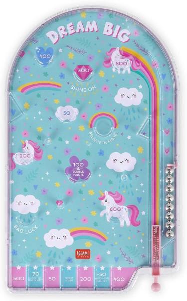 MINI FLIPPER PINBALL PORTATILE UNICORNO