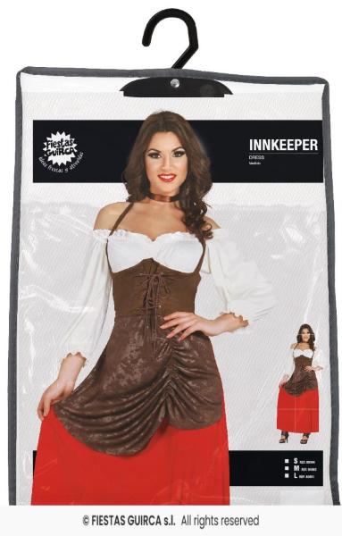 COSTUME DONNA LOCANDIERA TAGLIA 50-52 XL