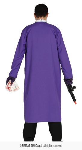 COSTUME PAGLIACCIO KILLER VIOLA JOKER BATMAN TAGLIA 54–56 XL